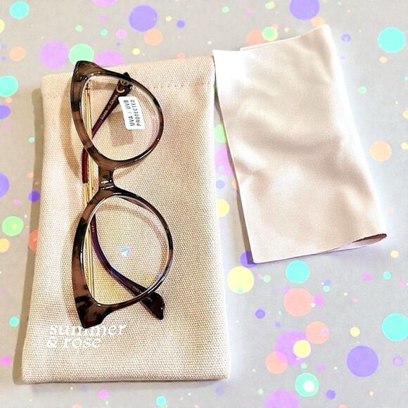SUMMER & ROSE Ella Blue Light Blockers Brand NEW WITH TAGS MSRP $54 main image 8